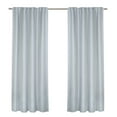 thumbnail image 4 of Better Homes & Gardens 100% Blackout Linen Blend Single Curtain, 50x95, Soft Silver, 4 of 9