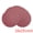 Red, variant on Unique Bargains Round Placemats 6pcs Faux Leather Placemats Red 15"x15"