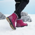 thumbnail image 4 of Winter Snow Ankle Boots Fur Lining Waterproof Outdoor Slip On Booties Sneakers for Women and Men, 4 of 7
