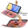 thumbnail image 5 of Decase Fashion Anti-Scratch Case for Motorola Moto G 5G (2024) Shockproof Wallet Cover with RFID Blocking Wrist Strap Flip Credit Card Holder Slot, Folio PU Leather+TPU Bumper Back Cover,Pink, 5 of 6