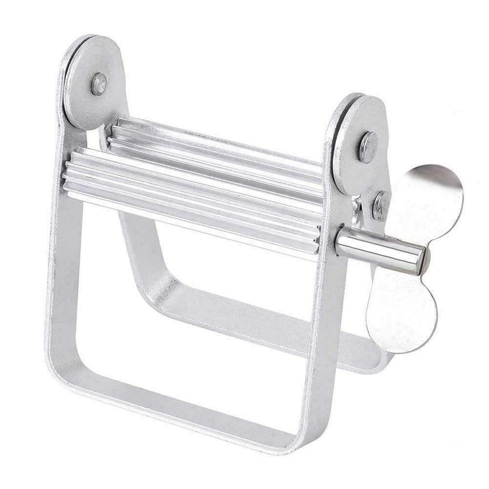 Toothpaste Squeezer Tool Dispenser Metal Paint Tube Wringer Hand Roller