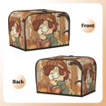 thumbnail image 2 of Funda para tostadora Gravity Falls de 2 rebanadas, funda protectora contra el polvo y las huellas dactilares para pan, funda de poliéster, fundas para pequeños electrodomésticos de cocina, 2 of 6