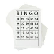 Juvale Bingo Paper Game Sheets - 4 x 6 in, 180 Sheets - Bulk Reusable Number Cards & Playing Card Set for Adults - for Birthday Games & Group Activities
