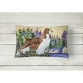 thumbnail image 2 of Caroline's Treasures SS8105PW1216 Springer Spaniel Decorative   Canvas Fabric Pillow, 12H x16W, multicolor, 2 of 3