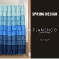 thumbnail image 3 of Ruffled multi blue Fabric Shower Curtain, 3 of 3