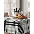 thumbnail image 5 of Sage Green Black Plaid Table Cloth, Farmhouse Green Black Checkered Waterproof Tablecloth for Rectangle Tables, Reusable Washable Fabric Table Cover for Restaurant Kitchen Dining Tables 60"x84", 5 of 5