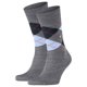 thumbnail image 1 of Burlington Calcetines para hombre Lote de 2 - Manchester, estampado de rombos, algodón orgánico Gris/Azul 40-46, 1 of 1