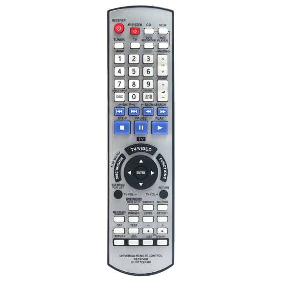 EUR7722KM0 Replace Remote for Panasonic AV Receiver SA-XR55 SA-XR55P SA-XR55K