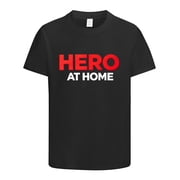 Hero at Home Cool T shirt, Gifts for Dad, Funny Shirts Gift Idea for Fathers Day, Birthday, Holiday, Christmas, Dad Shirt, Funny Shirts for Men, Size S