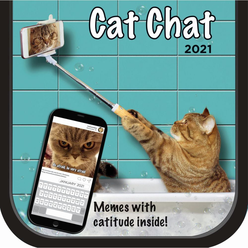 Cat Chat Mini Wall Calendar
