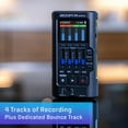 thumbnail image 4 of Zoom R4 MultiTrak 32-Bit Float Recorder with Stereo Bouncing Bundle With Zoom ZDM-1 Podcast Dynamic Microphone, ZHP-1 Headphones, TPS-4 Tripod, Windscreen, XLR Cable, 4 of 8