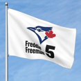 thumbnail image 2 of Toronto Baseball FF 5 5x8 FT Double-Sided Flag (Pole Not Included), Bluebird Flag Quick-Drying Fade-Resistant with Metal Grommets Ztf3071, 2 of 8