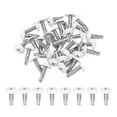 thumbnail image 1 of Uxcell 30 Pcs M4.8x16mm Vis Autotaraudeuses Blanches pour Métal, Argent, 1 of 6