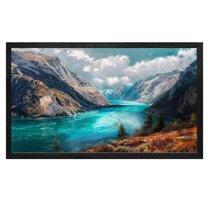 Mountain Wall Decor Mountain Wall Art Valley Canvas art Framed wall art Painting For Livingroom Decor Office Bedroom Decoration