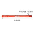 thumbnail image 3 of Fourche avant par Essieu, Remplacement d'Essieu de Roue Réparant, Alliage d'Aluminium, Durable, Couleur Rouge L 181mm, 3 of 8