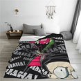thumbnail image 6 of Invader Zim Animation Flannel Blanket Ultra-Soft Micro Fleece Throw Blanket For Bed Sofa Couch Car Office Unisex Adult Fuzzy Bed Blanket Cozy Kids Throw Blanket 40"x30", 6 of 8