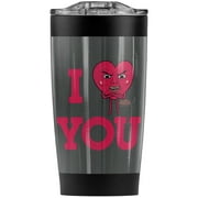Adventure Time/Ricardio Valentine'S Day Stainless Steel Tumbler 20 oz Coffee Travel Mug/Cup, Vacuum Insulated & Double Wall with Leakproof Sliding Lid | Great for Hot Drinks and Cold Beverages