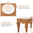 WAXIAYU 112 Scale Dollhouse Bathroom Sink with Wood Hand