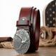 thumbnail image 5 of Men's Belt Cowhide Hip-hop Style Foreign Trade Motorcycle Belt, 5 of 5