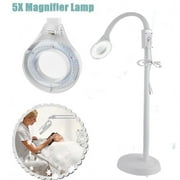 5X Magnifying Lamp, Led Magnifying Floor Light Skincare Tattoo Manicure Beauty Spa Makeup Light Us