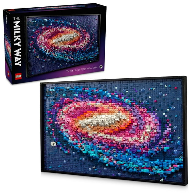 LEGO Art The Milky Way Galaxy Wall Art Building Set, 3091 pcs.