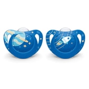 NUK Orthodontic Pacifiers, 6-18 Months, 2 Pack, Blue