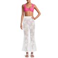 Time and Tru Women's Swim Cover Up Crochet Pants