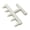 White, variant on Garden Seedling Dibber Tool Multi Hole Planting Dibble with Handle For Vegetable Flower Seedlings Hole Soil Sturdy for Maker