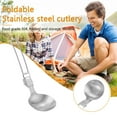 thumbnail image 6 of Yibooy Camping Tableware Folding Portable Cookware for Travel Hiking (Spoon), 6 of 8