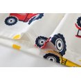 thumbnail image 5 of FEDPOP Toddler Boys Pajamas Bamboo Viscose Kids Long Sleeve Snug fit truck Printed Pjs 2pcs Set 7T, 5 of 7