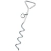 Camco 42572 12" Spiral Anchor Tie-Out with 360-Degree Swivel Ring - Secures Your Pet While Outside
