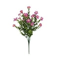 thumbnail image 2 of Eucalipto Sintético Ramo de camelias artificiales de seda para bodas,manojo de flores para decoración del hogar (rojo rosa,1 pieza) Rkxzt, 2 of 9