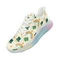 thumbnail image 3 of Psesaysky Green Hats Rainbow Running Shoes for St.Patrick's Day Breathable Comfortable Athletic Shoes Walking Shoes for Girls Ladies Suitable for All Seasons, 3 of 7