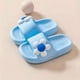 thumbnail image 3 of Baby Girls Cute Flower Lightweight Non-Slip Open Toe Slides For Newborn Infant Toddlers, Summer, 3 of 5