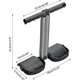 thumbnail image 4 of Cuerda elástica para sentarse, Pedal de pie de tensión de resorte doble, ejercicios para piernas y abdomen, expansor de vientre para Fit1pcs-random, 4 of 5