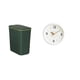 thumbnail image 1 of Combinación De Cubo De Basura De Cocina Que Ahorra Espacio Y Reloj De Pared Moderno Para Baño, Sala De Manualidades, Oficina En Casa, Sala De Estudio, Cesta Decorativa., 1 of 8