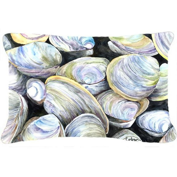Clam Quahog Indoor & Outdoor Fabric Decorative Pillow