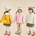 thumbnail image 4 of XBASW Baby Toddler down Cotton Jacket for Boys Girls Fleece Turn-Down Collar Coat Winter Warm Outwear Thick Snowsuit for Kids Size 1-7Y, 4 of 12