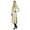 thumbnail image 2 of Bimba Women Classic Beige custom Kurti Full Sleeve Formal Long Rayon Blouse Tunic, 2 of 6