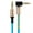 Blue, variant on Xinyolin 3.5mm Male Straight to Elbow Audio Adapter Cable Cord for Phone MP3 Car Speaker