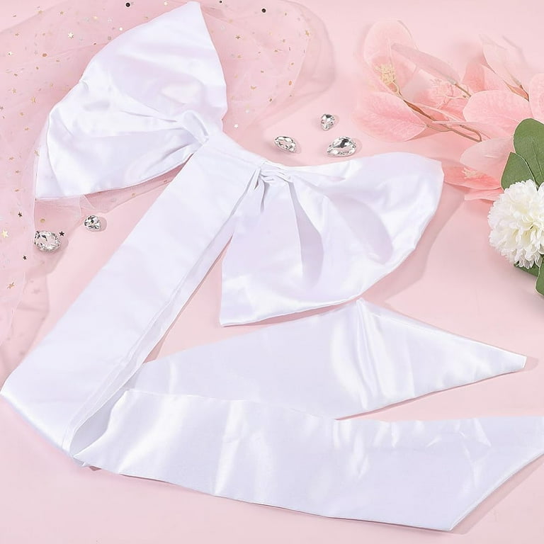 satin ribbon for dress Deep Blue Double Faced Satin Ribbon Sash On Sale