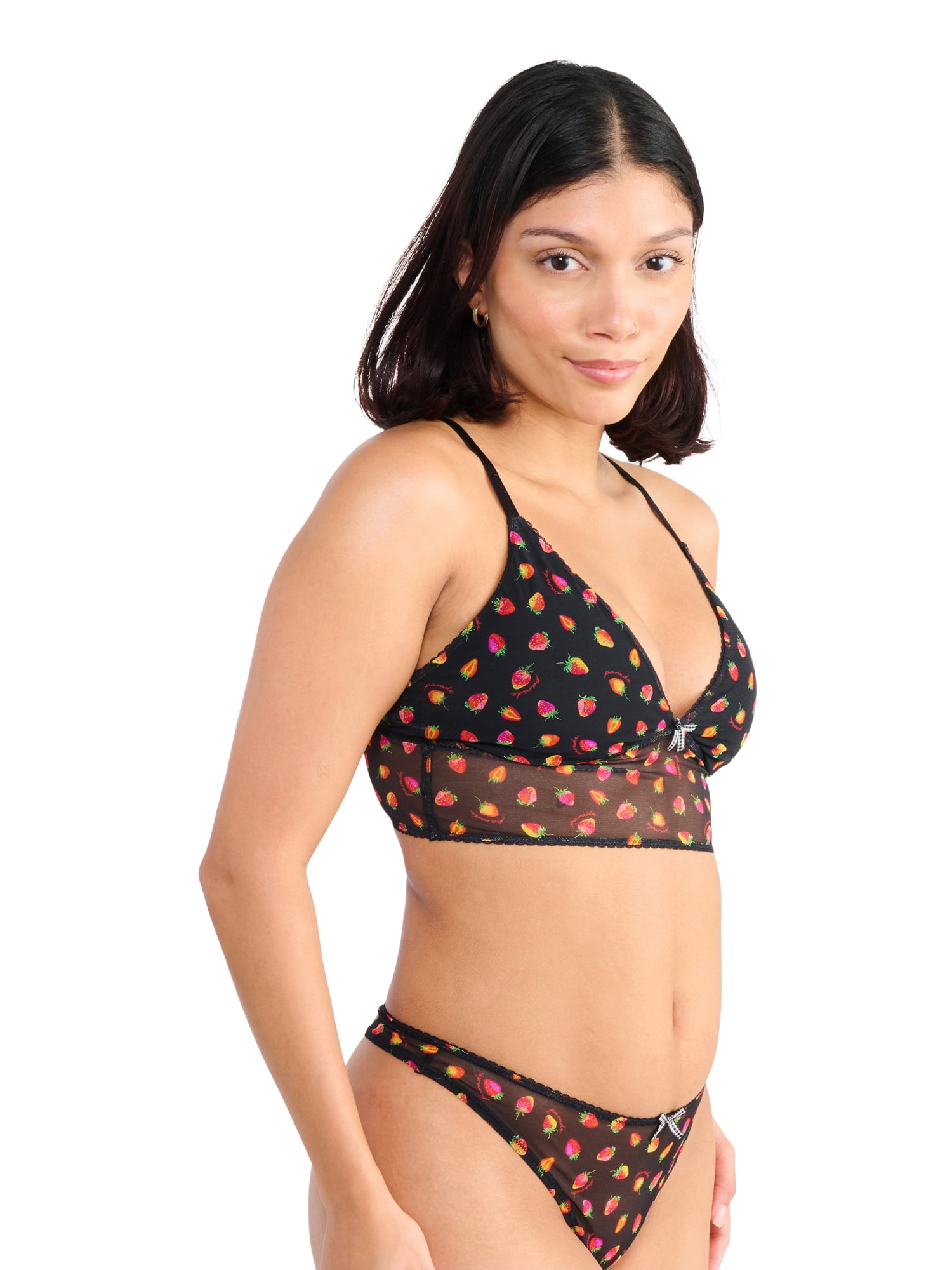 Parade Mesh Longline Bralette Set, Sizes XS to 3XL