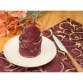 thumbnail image 5 of REGALWOVEN 6 Pack Cocktail Napkins Satin Cloth Napkins for Dinner, Parties, Restaurant Wine Red 19"x19", 5 of 7