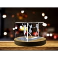 thumbnail image 2 of Tap Dancers | 3D Engraved Crystal, 2 of 6