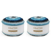 Crafted by Catherine Blue Grey Cupid's Pinwheel Light Yarn, 916 yards, 8.8oz/250g (2 Pack)
