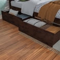 thumbnail image 3 of AFI Urban Tiroir de Lit en Bois Massif pour Lit Simple / Double en Noyer (Ensemble de 2), 3 of 13