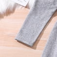 thumbnail image 3 of AQUARIVE Robes d'Été pour Enfants Filles Imprimé Mignon Col Rond Manches Longues Robe Fluide Ligne A Texture Coupe Décontractée Robe Fille Bleue 12-18 m, 3 of 8
