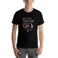 thumbnail image 5 of Cat Lady Shirt Humorous All I Need is Cats Printed T-Shirt Vibrant Multi-Color Text Design with Cute Kitty Graphics Comfortable Daily Wear Tee for Cat Lovers, 5 of 9