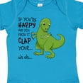 thumbnail image 4 of Inktastic T-Rex Can't Clap Boys or Girls Baby Bodysuit, 4 of 5