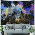 thumbnail image 4 of PRATYUS Trippy Tapestry For Bedroom Tapestry Trippy Moon For Women Home Decor Psychedelic Sky Tapestry Ceiling Tapestry For Dorm Room For Teen Girls Boys Trippy Forest Room Decor  40x60inch, 4 of 6